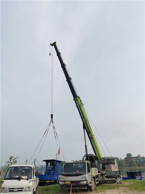 磐安县桥梁建设吊装案例